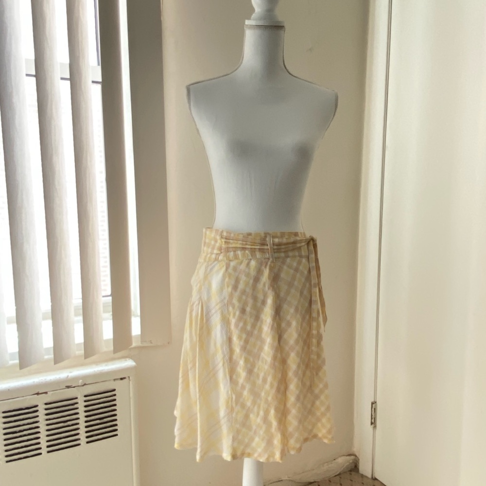 Deisel Wrap Around Belted Breezy Pattern Skirt - image 4